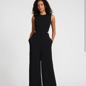 Express Black Cutout Jumpsuit